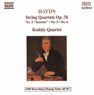 Haydn - String Quartets Op.76: Nos 4-6 | Naxos 8550315