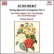 Schubert - String Quartets vol. 3 | Naxos 8550592