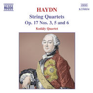 Haydn - String Quartets Op.17: Nos 3, 5 & 6 | Naxos 8550854