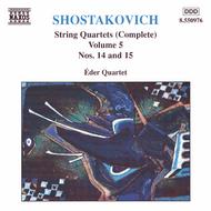 Shostakovich - String Quartets Nos.14 & 15 | Naxos 8550976