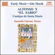 Alfonso X - Cantigas | Naxos 8553133