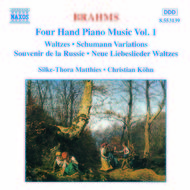 Brahms - 4 Hand Piano Music vol. 1 | Naxos 8553139