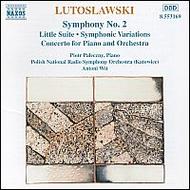 Lutoslawski - Symphony no.2, Piano Concerto, Little Suite, Symphonic Variations | Naxos 8553169