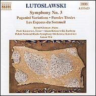 Lutoslawski - Orchestral Works vol 3 | Naxos 8553423