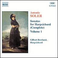 Soler - Sonatas For Harpsichord vol. 1 | Naxos 8553462