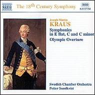 Kraus - Symphonies In E Flat, C & C Min | Naxos 8553734