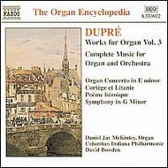 Dupr - Works For Organ vol. 3 | Naxos 8553922