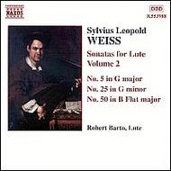 Weiss - Sonatas for Lute Vol 2 | Naxos 8553988