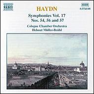 Haydn - Symphonies Nos.54,56 & 57 | Naxos 8554108