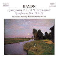Haydn - Symphonies Nos.27, 28 & 31 | Naxos 8554405