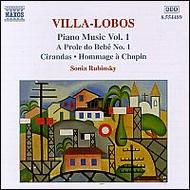Villa-Lobos - Piano Music Vol 1 | Naxos 8554489