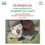 Penderecki - Symphonies Nos.2 & 4 | Naxos 8554492