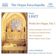 Liszt - Works For Organ Vol 1 | Naxos 8554544