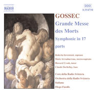 Gossec - Grande Messe Des Morts, Symphonie a 17 parties | Naxos 855475051