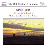 Sperger - String Symphonies | Naxos 8554764