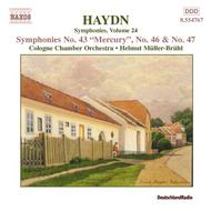 Haydn - Symphonies vol. 24 (Nos. 43, 46, 47) | Naxos 8554767