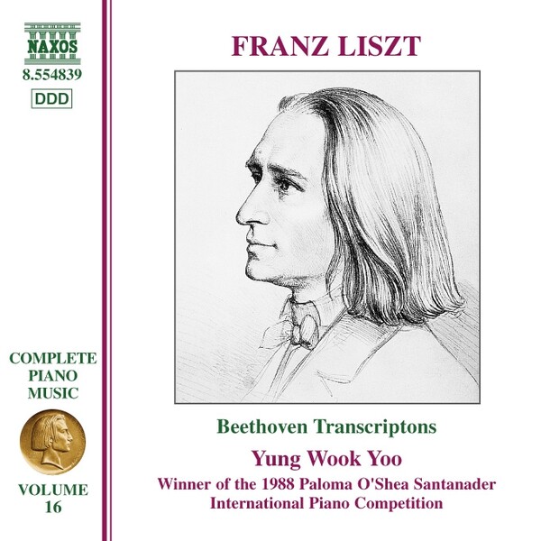 Liszt - Beethoven Song Transcriptions (Liszt Complete Piano Music, vol. 16) (USED) | Naxos 8554839