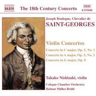 Saint-Georges - Violin Concertos Op. 5, Nos. 1-2 and Op. 8