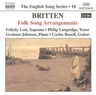 Britten - Folk Song Arrangements (English Song, vol. 10) | Naxos - English Song Series 855722021