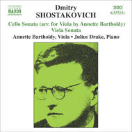Shostakovich - Cello Sonata (arr. for Viola) / Viola Sonata | Naxos 8557231