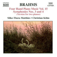 Brahms - Four-Hand Piano Music, vol. 15 | Naxos 8557685