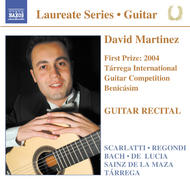 Guitar Laureate - David Martinez | Naxos 8557808
