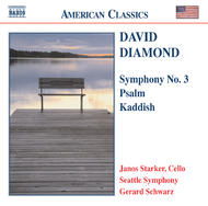 Diamond - Symphony No. 3, Psalm, Kaddish | Naxos - American Classics 8559155