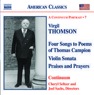 Virgil Thomson - Vocal and Chamber Works | Naxos - American Classics 8559198