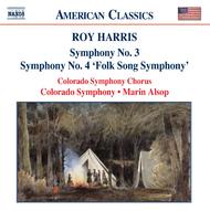 Roy Harris - Symphonies Nos. 3 and 4 | Naxos - American Classics 8559227