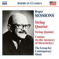 Sessions - String Quintet / String Quartet No. 1 / Canons (to the memory of Igor Stravinsky) | Naxos - American Classics 8559261