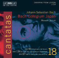 J. S Bach  Cantatas Volume 18 (BWV 66, 134, 67) | BIS BISCD1251