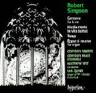 Robert Simpson - Complete Choral and Organ Music | Hyperion CDA67016