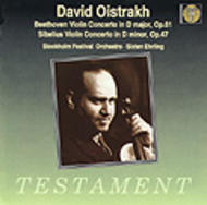 Beethoven / Sibelius - Violin Concertos | Testament SBT1032