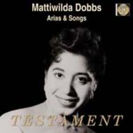 Mattiwilda Dobbs - Arias & Lieder by Verdi, Massenet, Schubert, Brahms etc | Testament SBT1137