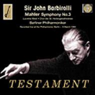 Mahler - Symphony No.3 / Barbirolli - Elizabethan Suite
