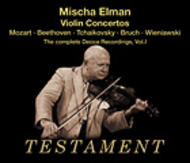 Mischa Elman - Various Violin Concertos | Testament SBT41343