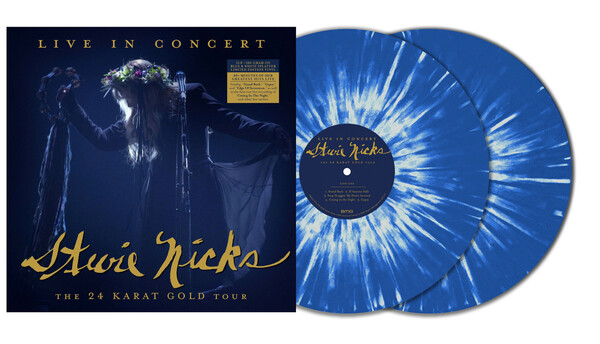 Live in Concert: The 24 Karat Gold Tour (Blue & White Splatter Vinyl) [NAD 2021] - Stevie Nicks