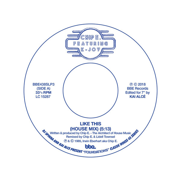 Like This (House Mix & DDD Dub) - Chip E & K-Joy