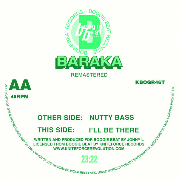 Nutty Bass/I'll Be There EP - Baraka