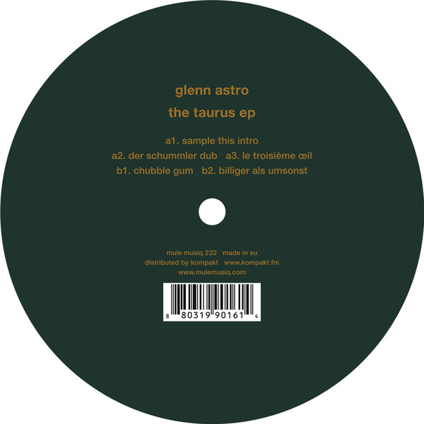 The Taurus - Glen Astro | Kompakt Label MULEMUSIQ222