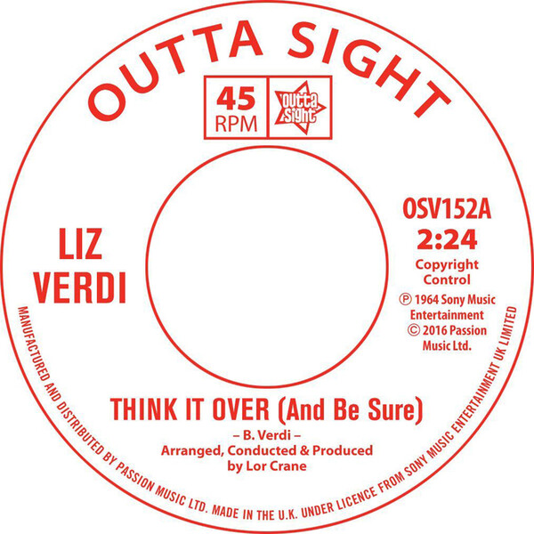 Think It Over/Breakaway - Liz Verdi