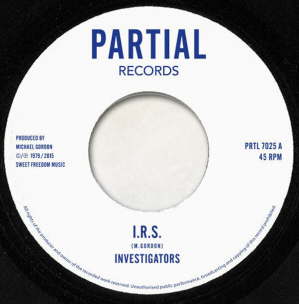 IRS - The Investigators | Partial Records PRTL7025